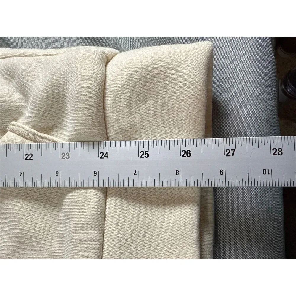 US Polo Assn Sz Medium Oatmeal Colored Sherpa‎ Fur Fleece Hoodie Jacket Pockets
